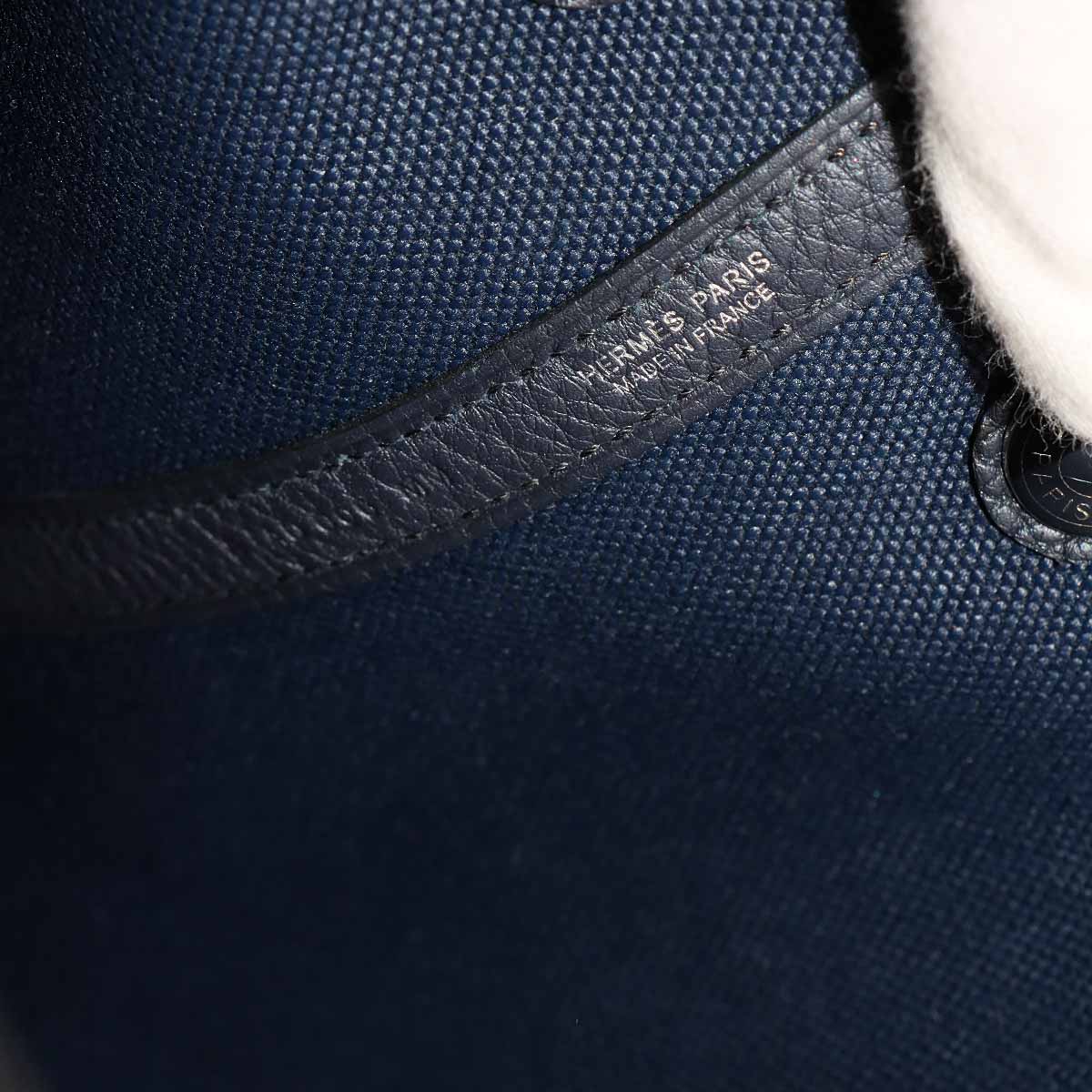 Garden Party TPM Tote Bag Toile Militaire Blue Marine