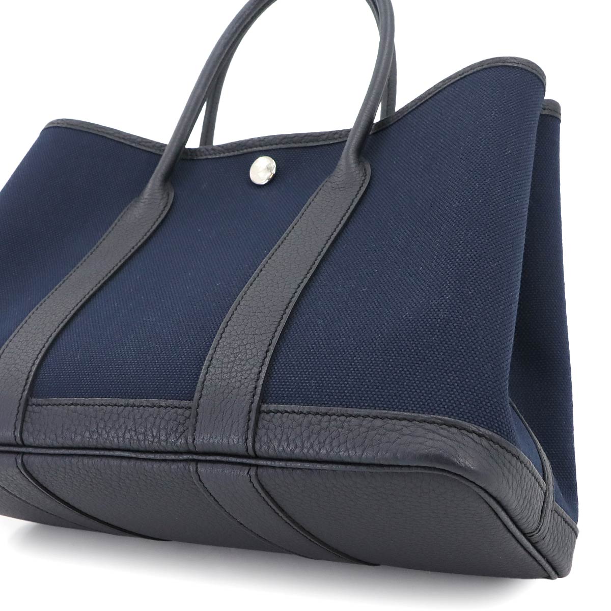 Garden Party TPM Tote Bag Toile Militaire Blue Marine