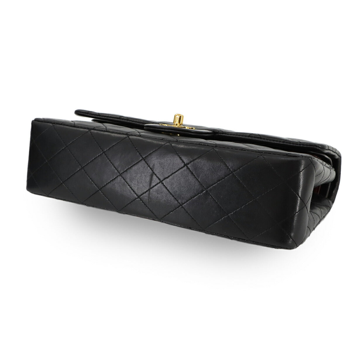 Matelasse 25 Chain Shoulder Bag Leather Black A01112 11.12