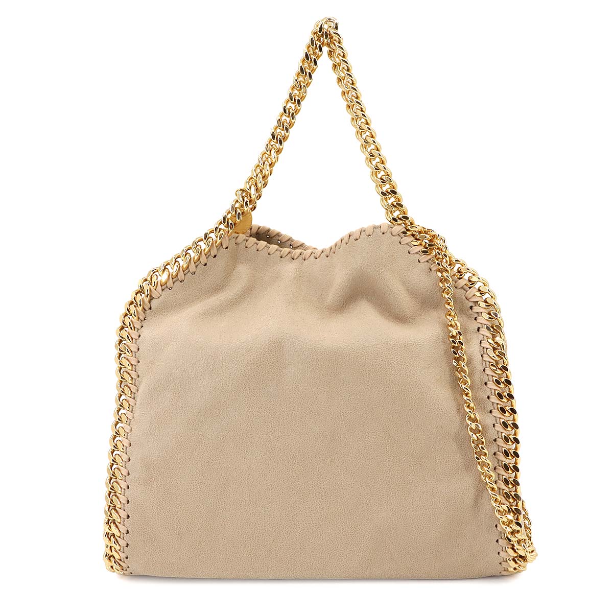 Falabella Mini 2way Tote Shoulder Bag Beige 371223