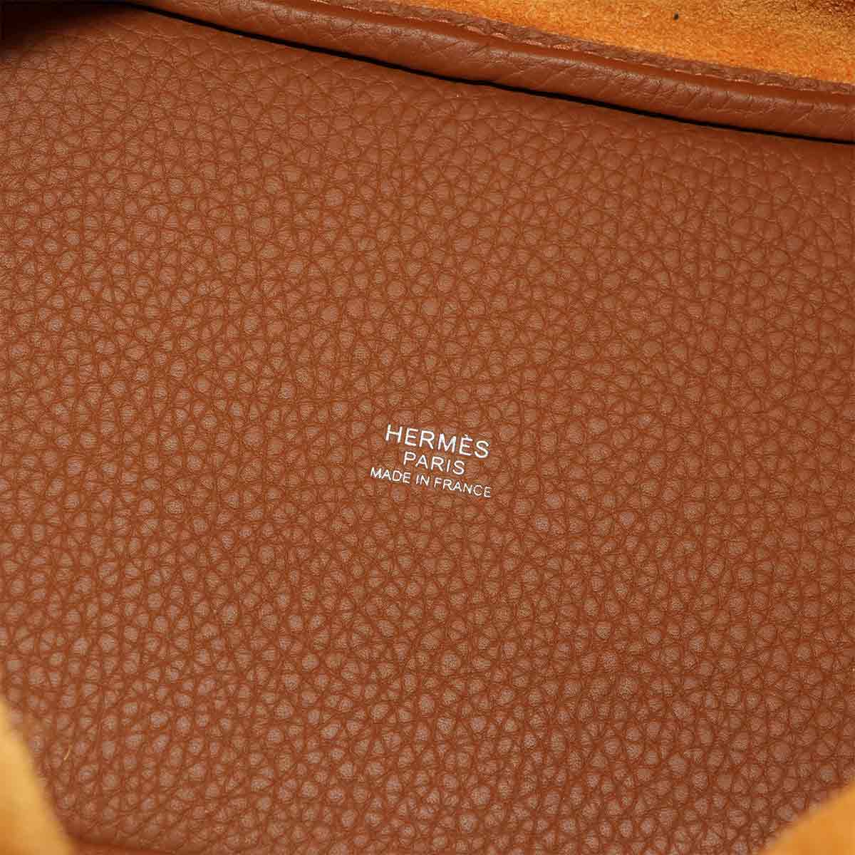 Picotin Lock PM Hand Bag Taurillon Clemence Gold Purse