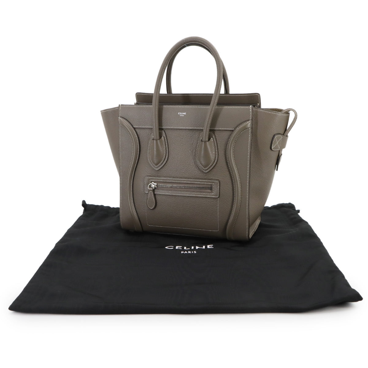 Luggage Micro Shopper Hand Bag Leather Souris 189793 Purse