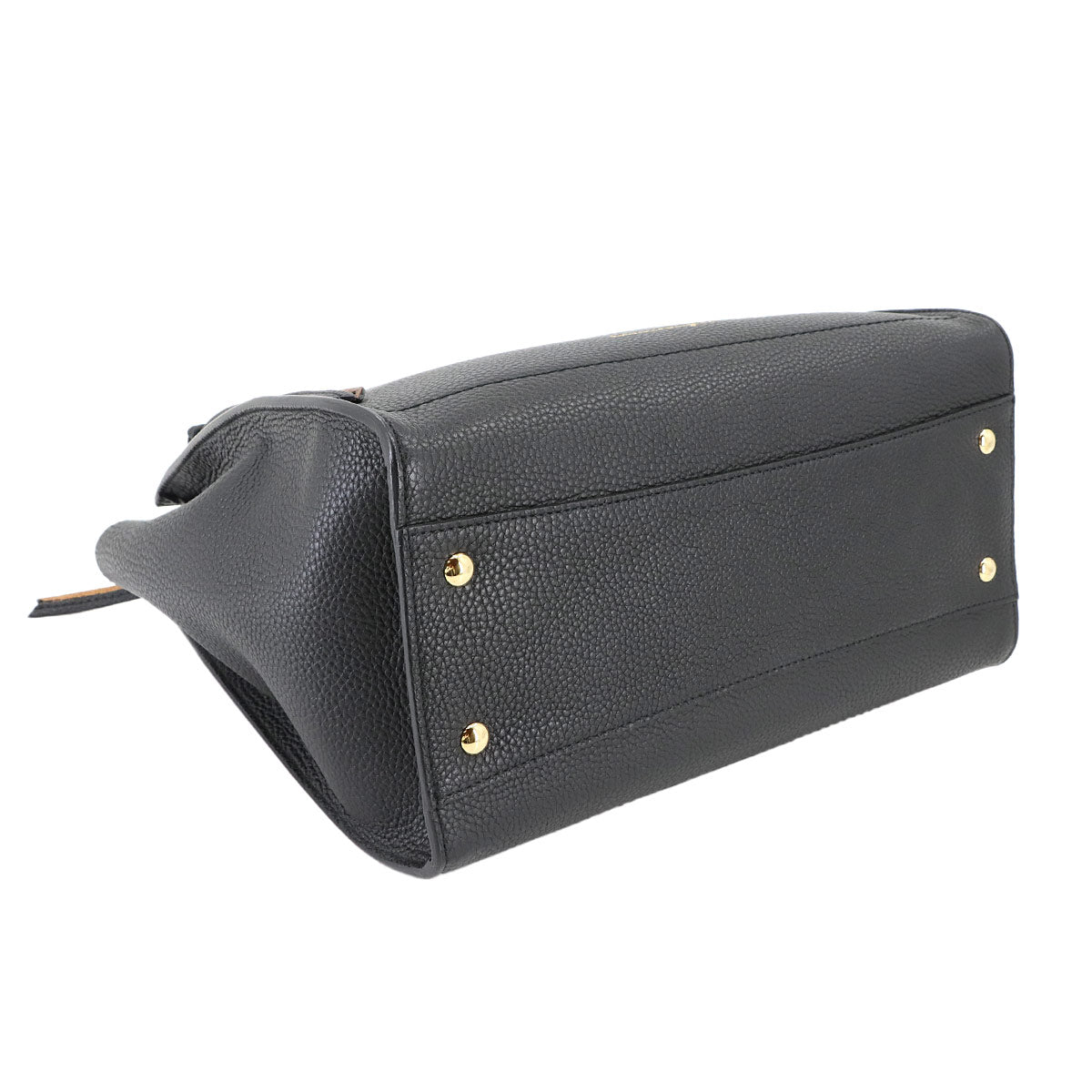 Amy Tote Bag Leather Black Gancini Purse