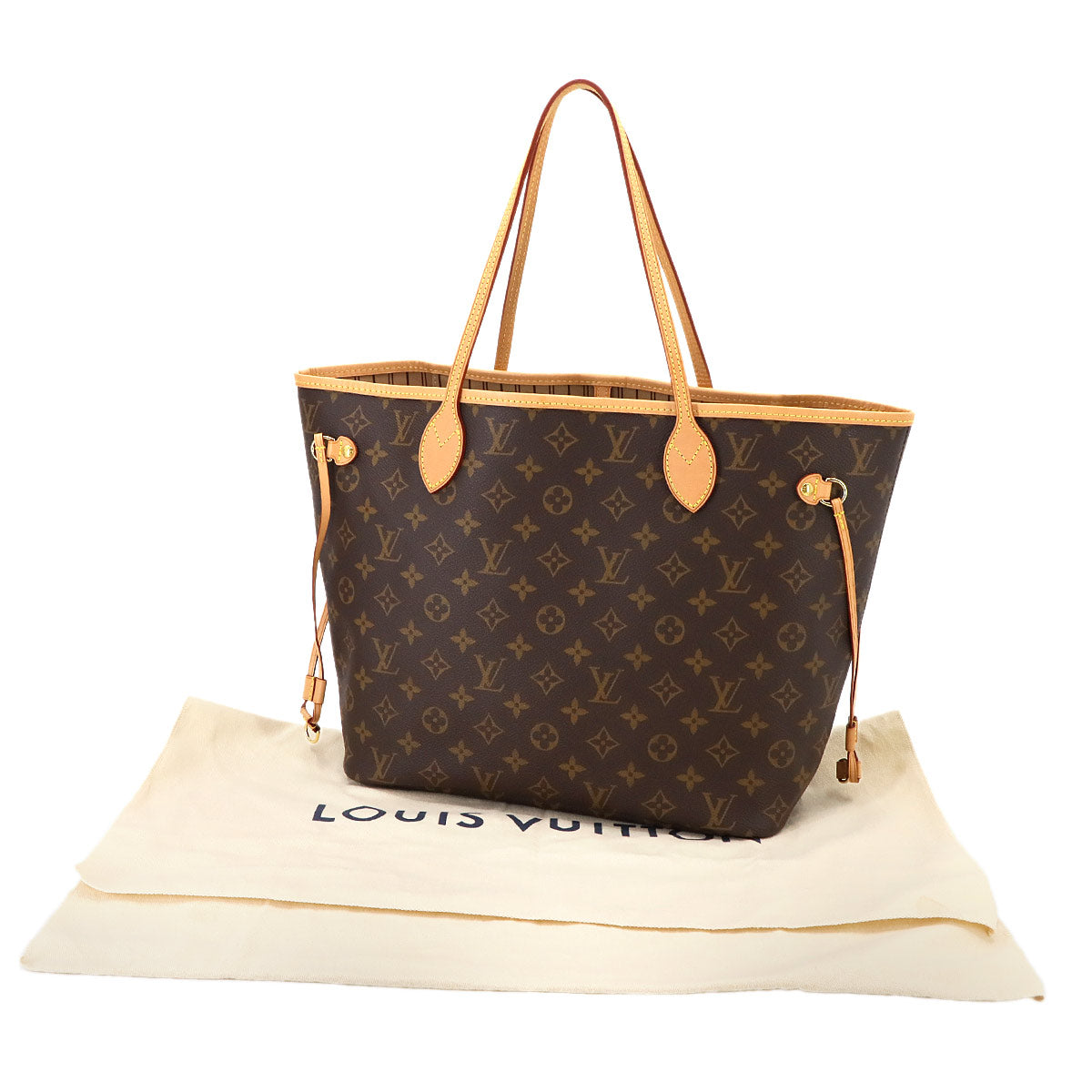 Monogram Neverfull MM Tote Bag Beige M40995 Purse