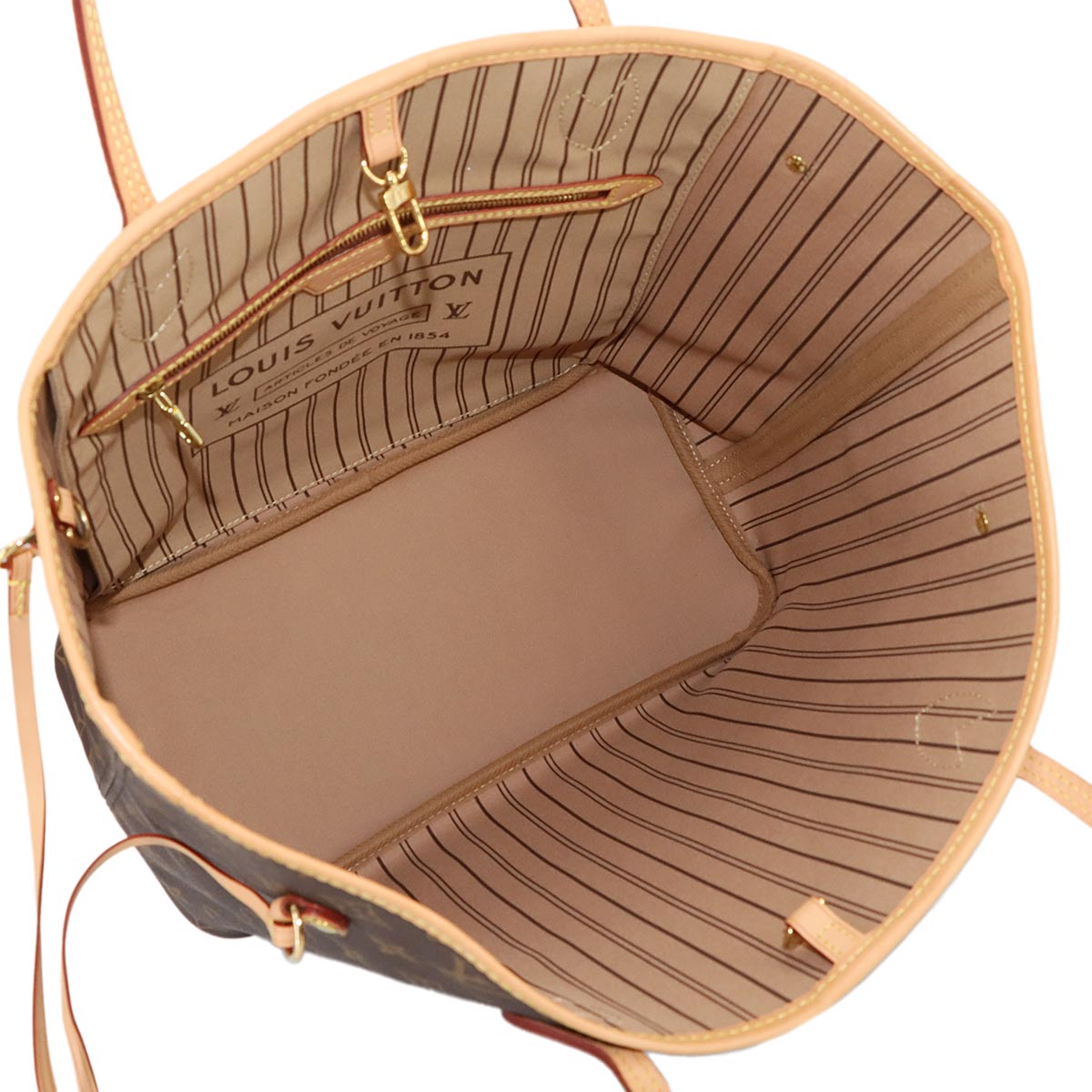 Monogram Neverfull MM Tote Bag Beige M40995 Purse