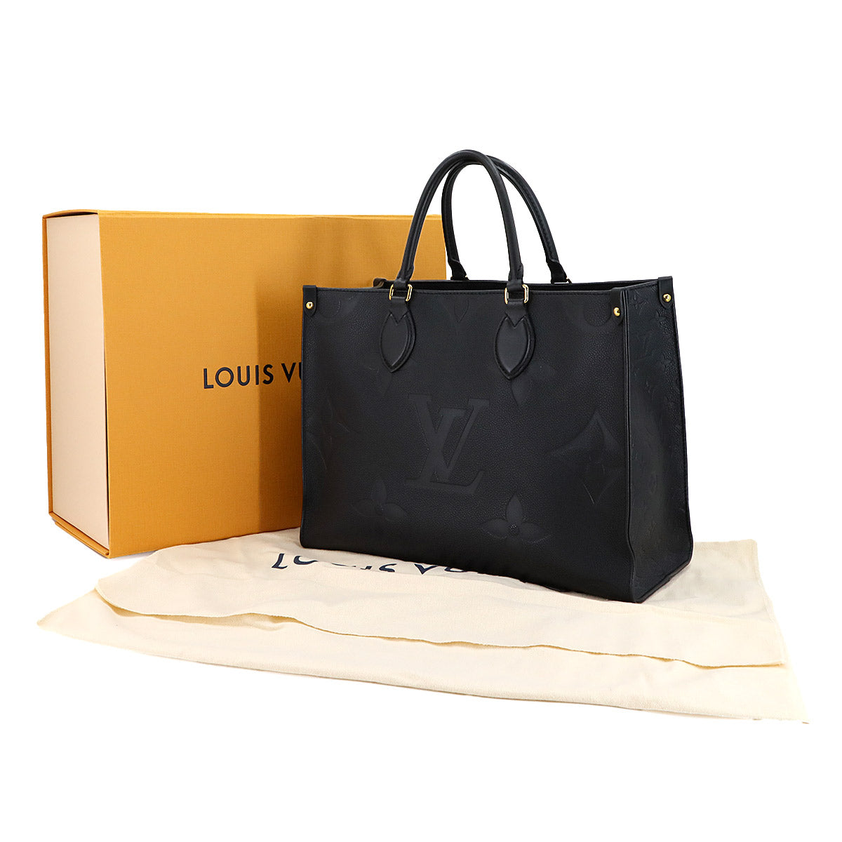 Monogram Empreinte Onthego MM Tote Shoulder Bag M45595