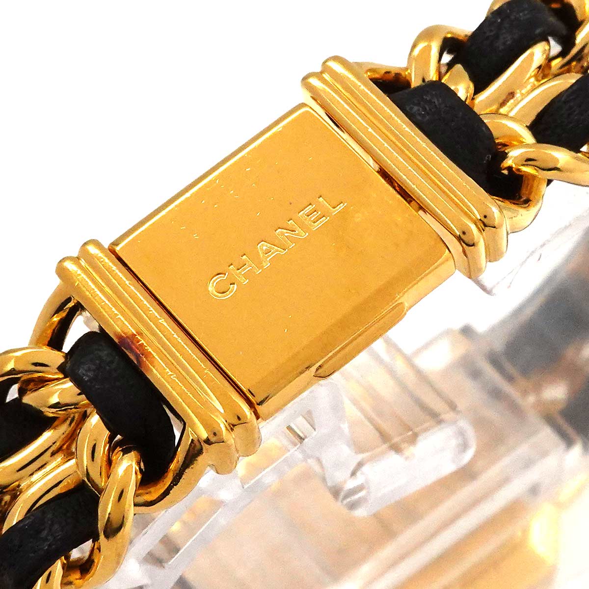 Premiere Size L H0001 Vintage Quartz Black Dial Ladies Watch