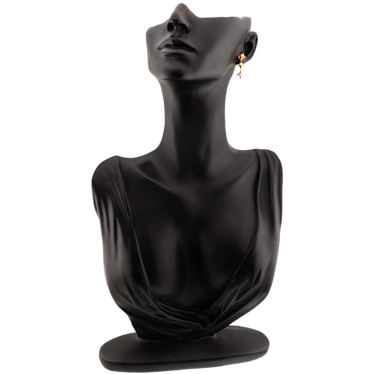 Diamond Earrings 18K K18 YG 750