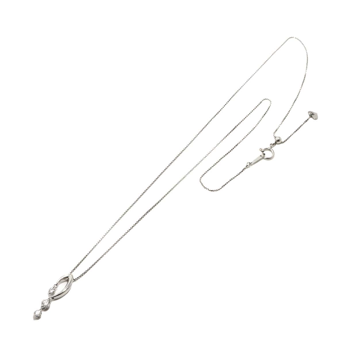 Diamond 0.35ct Necklace Pt Platinum