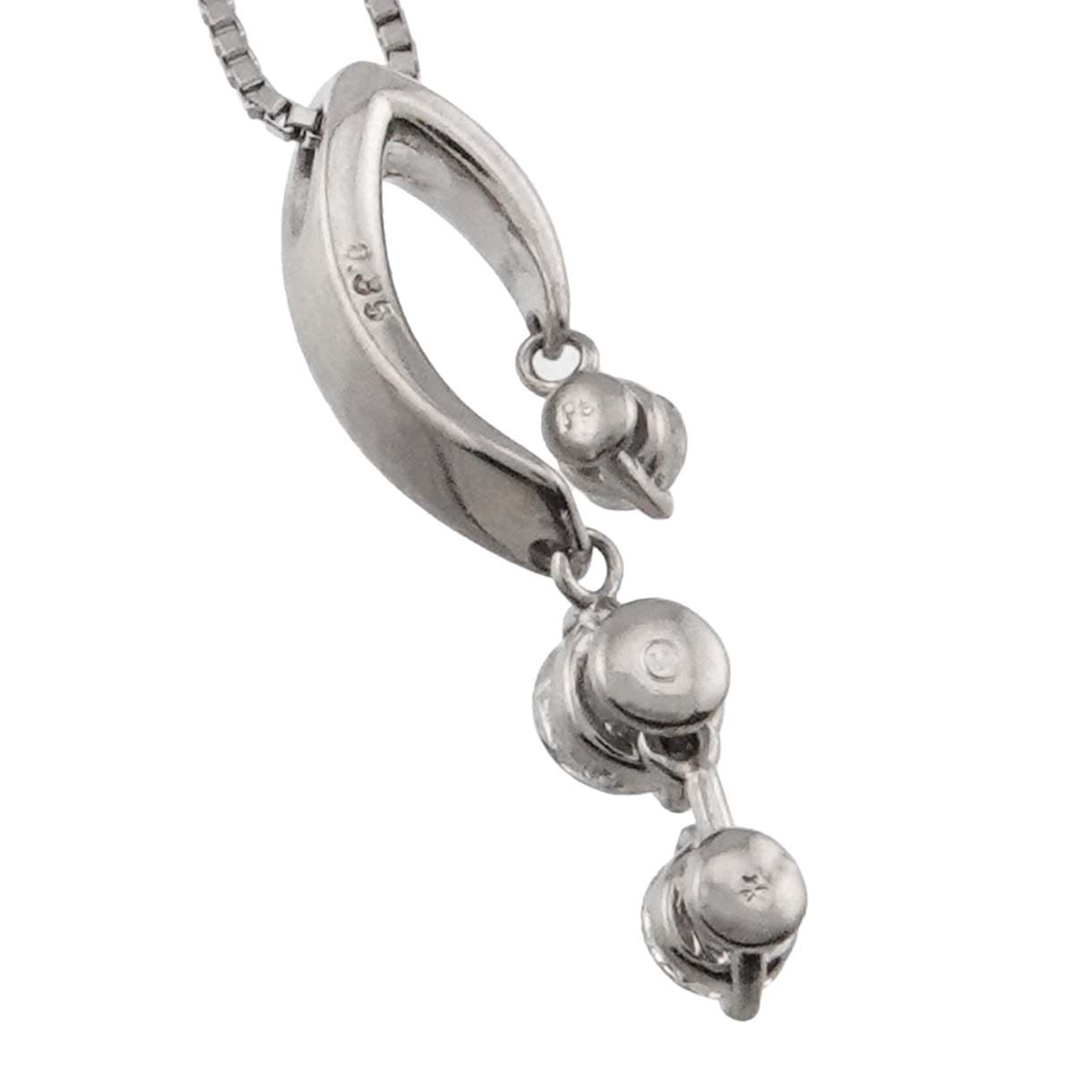 Diamond 0.35ct Necklace Pt Platinum