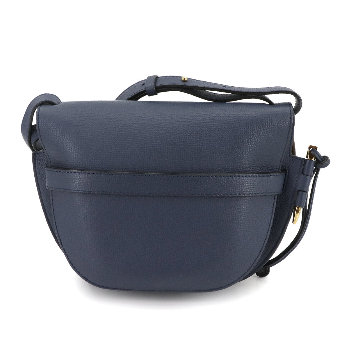 Gate Bag Small Shoulder Bag Leather Navy Purse