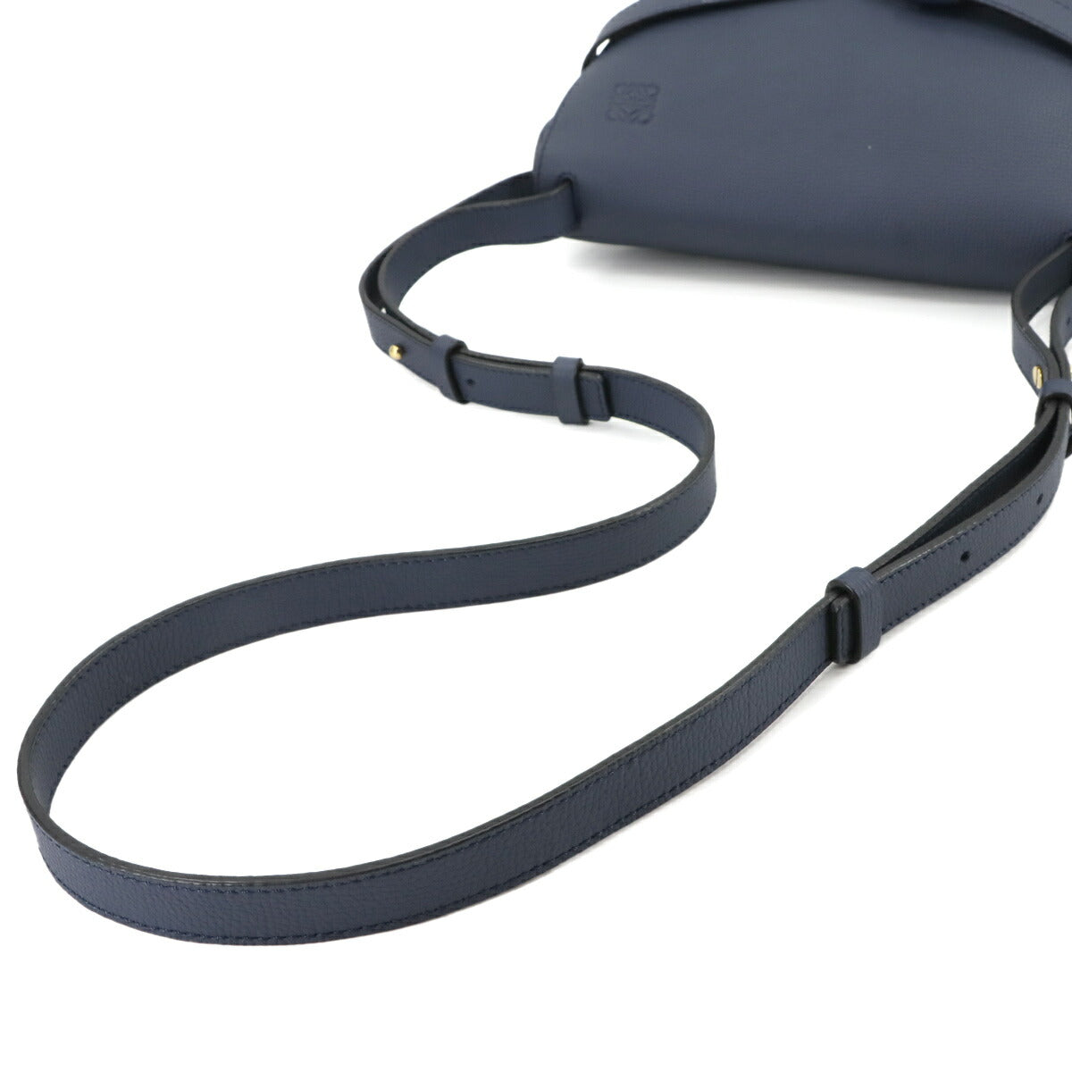 Gate Bag Small Shoulder Bag Leather Navy Purse