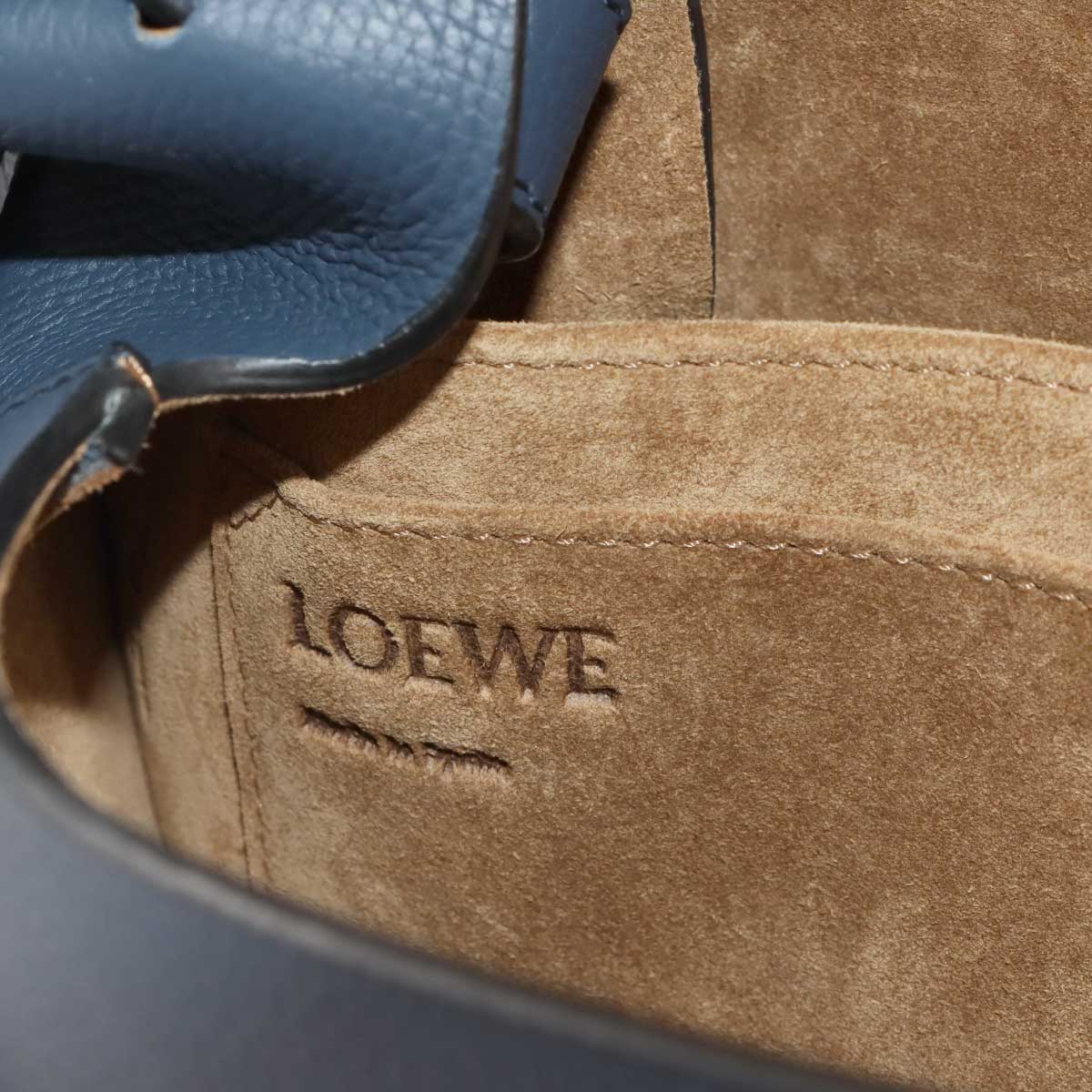 Gate Bag Small Shoulder Bag Leather Navy Purse