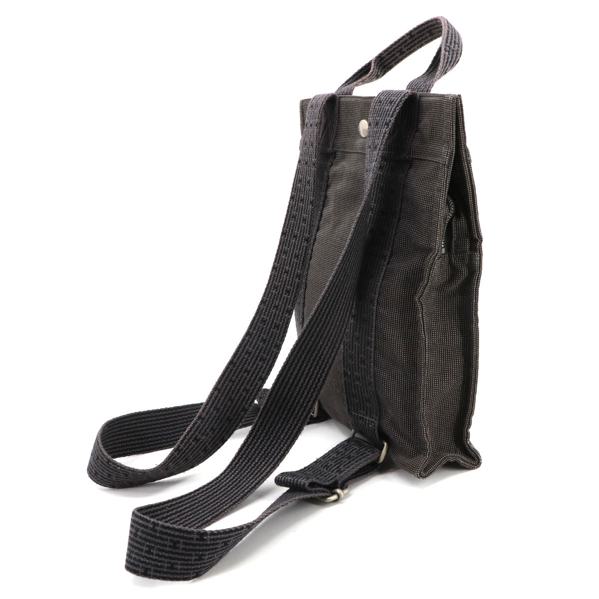 Her Line Ad PM Backpack Canvas Gray Purse