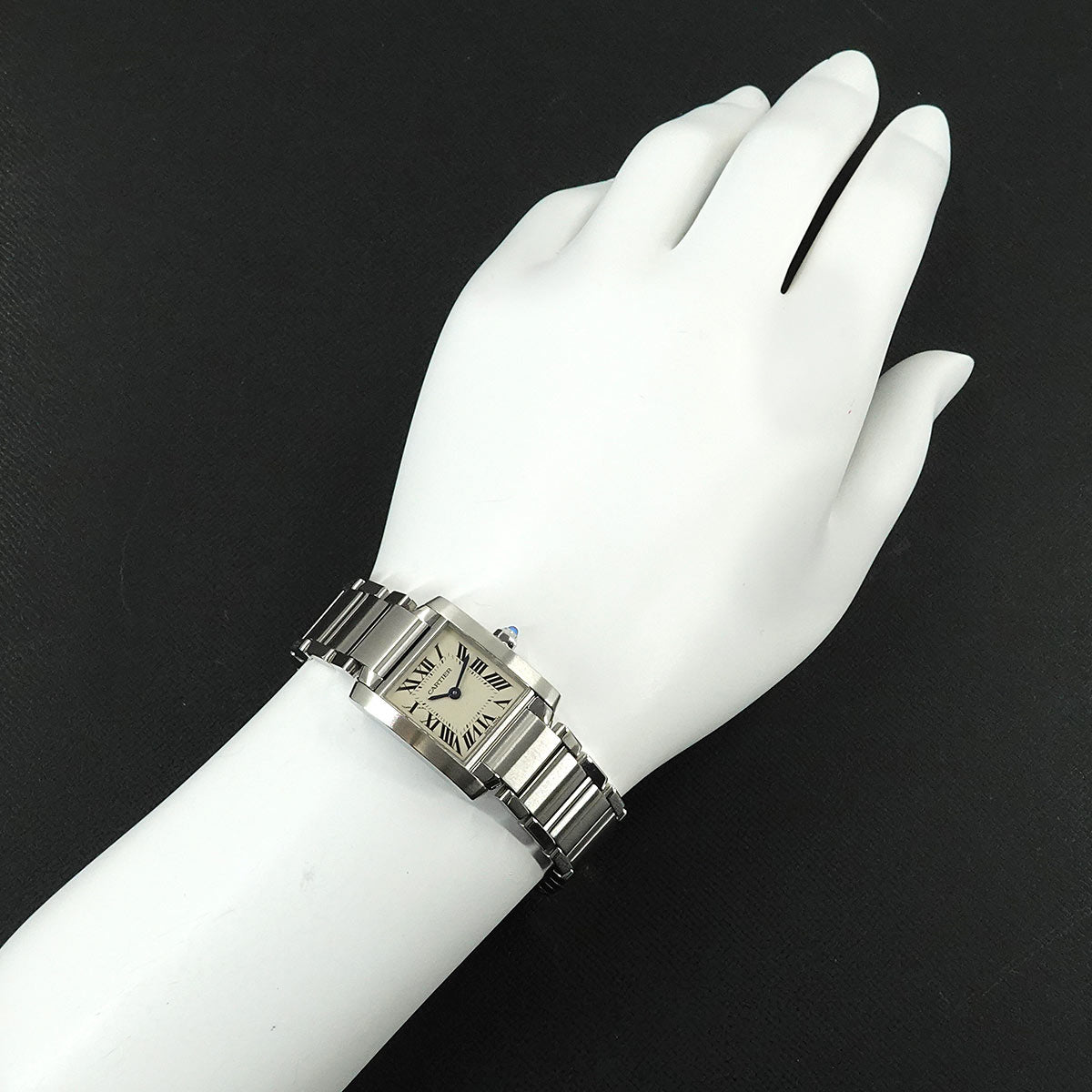 Tank Francaise SM W51008Q3 Quartz Cream Dial Ladies Watch