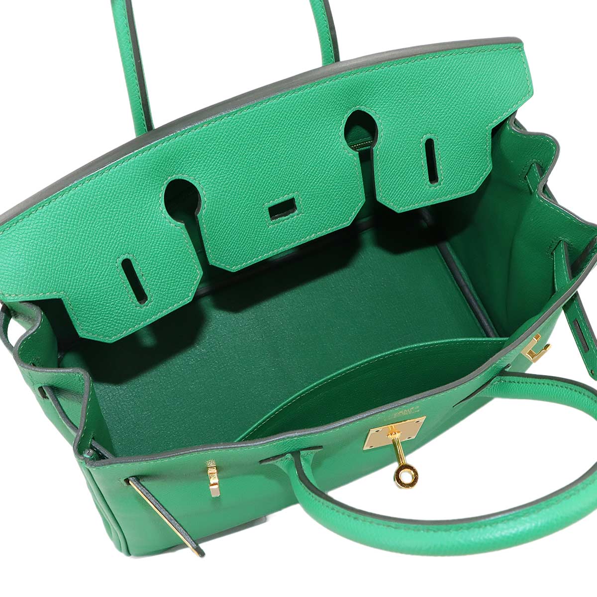 Birkin 30 Veau Epsom Cactus Hand Bag Purse