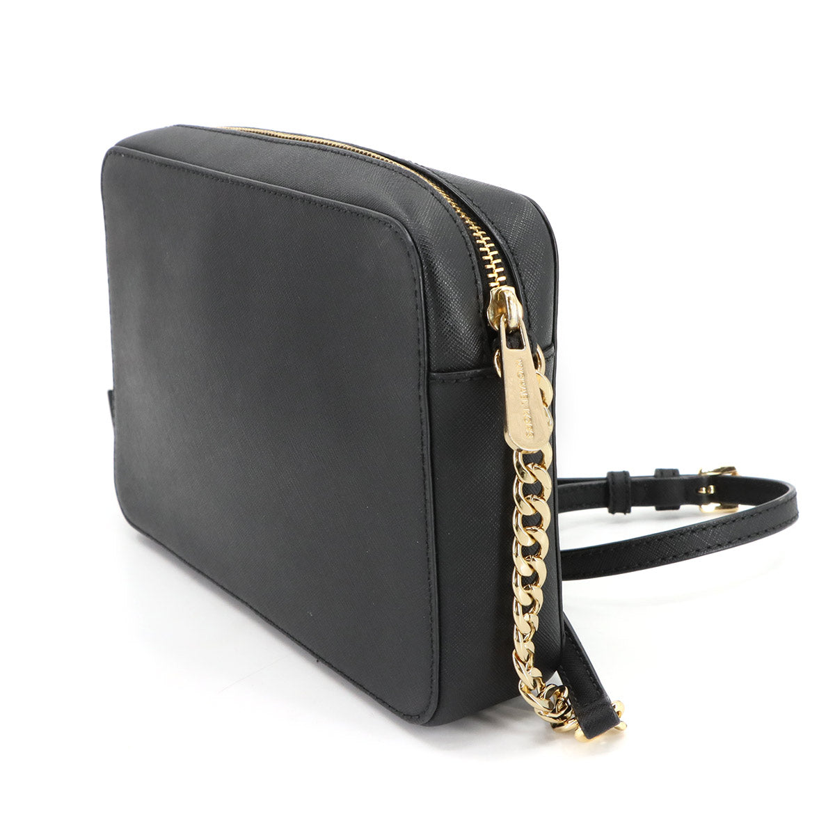 Jet Set LG EW Shoulder Bag Leather Black Purse