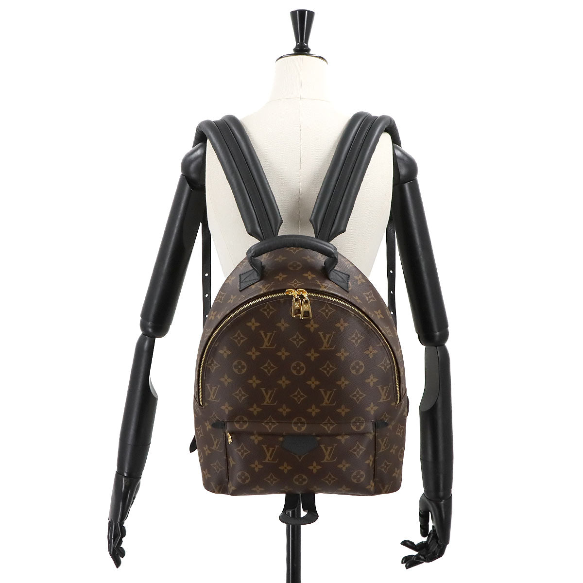 Monogram Palm Springs MM Backpack Brown Black M44874