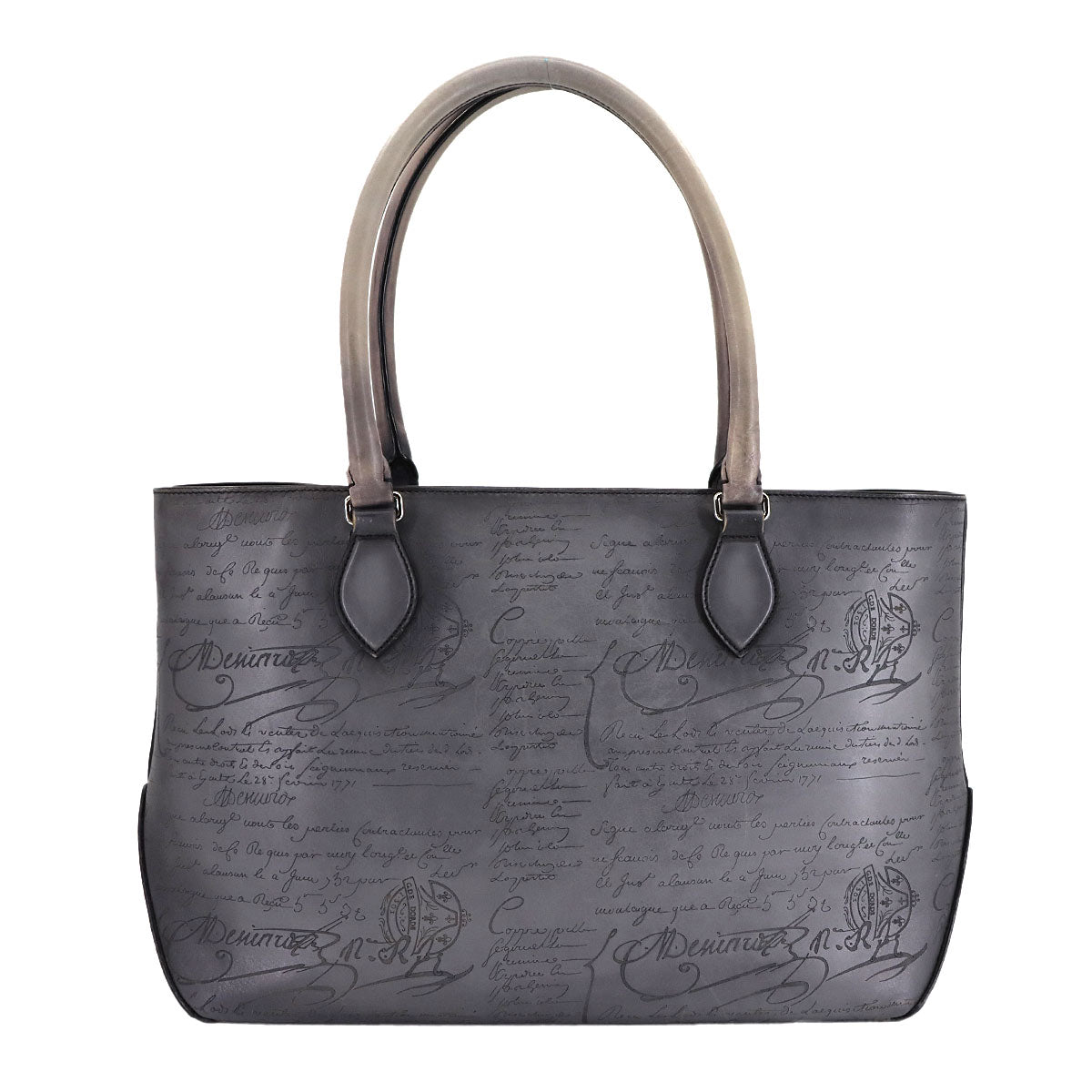Calligraphy Toujours Mini Tote Bag Light Alluminio Grey