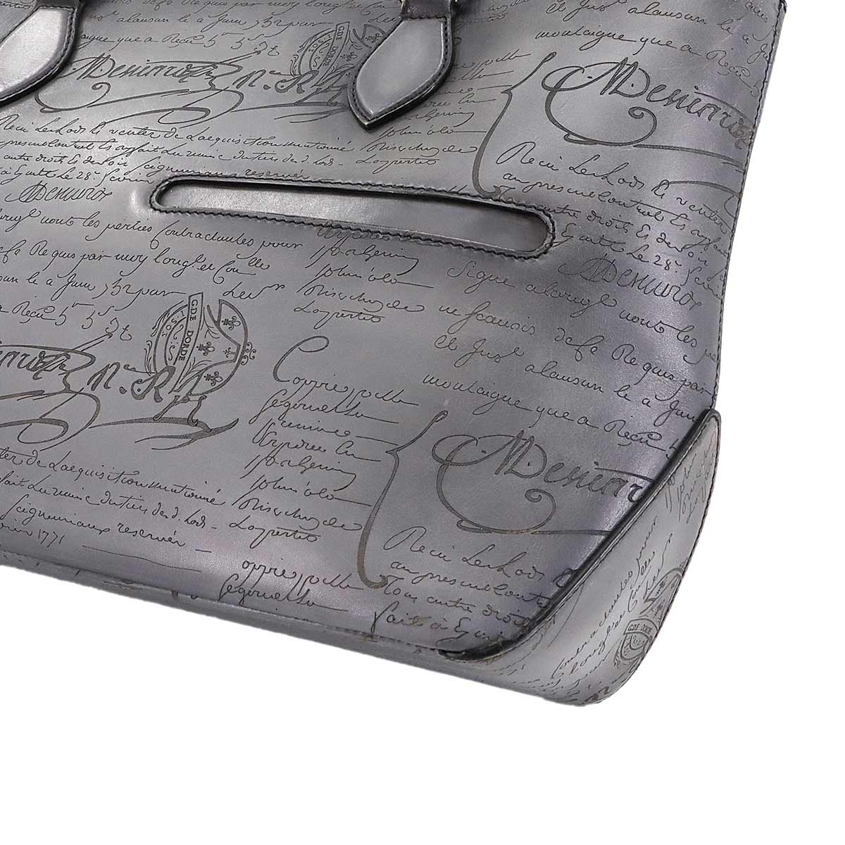 Calligraphy Toujours Mini Tote Bag Light Alluminio Grey