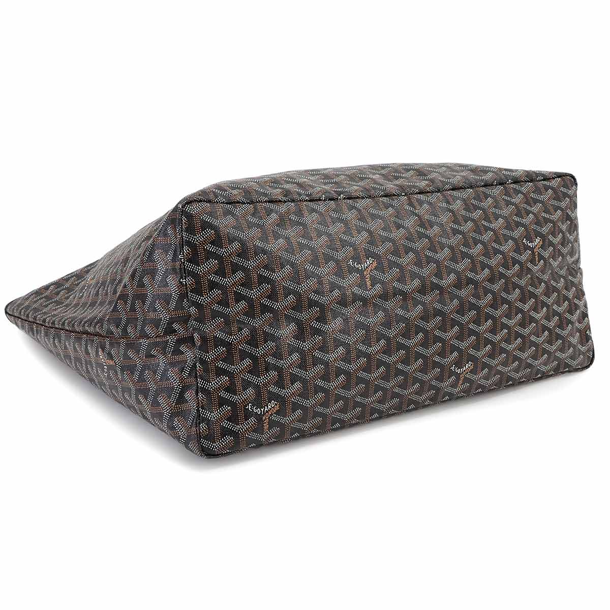 Saint Louis GM Tote Bag PVC Leather Black Herringbone Unisex