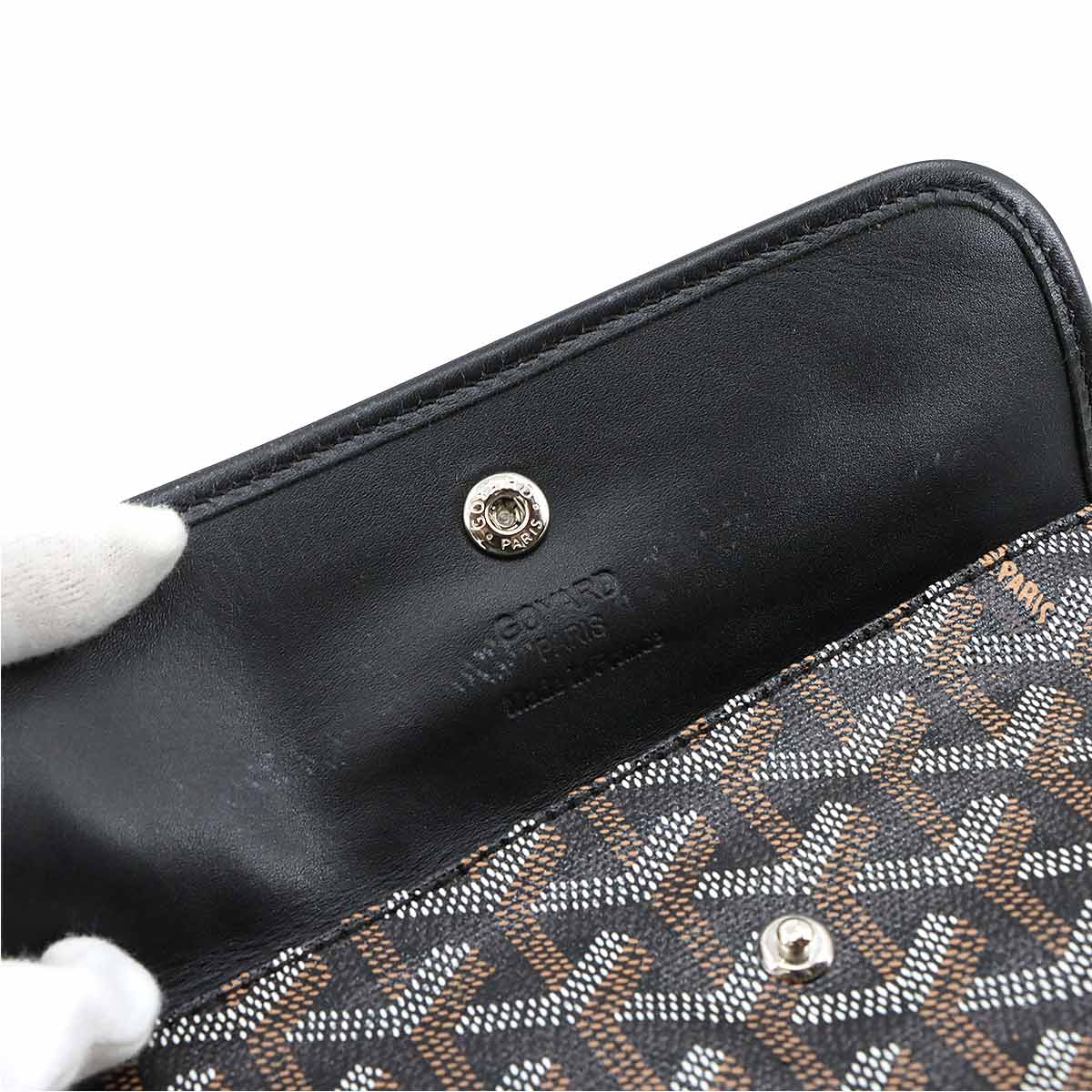 Saint Louis GM Tote Bag PVC Leather Black Herringbone Unisex