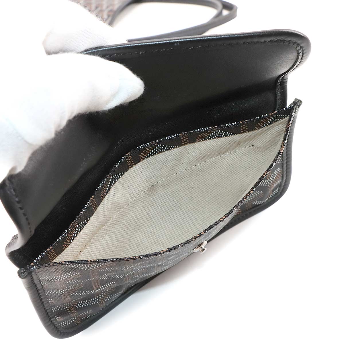 Saint Louis GM Tote Bag PVC Leather Black Herringbone Unisex