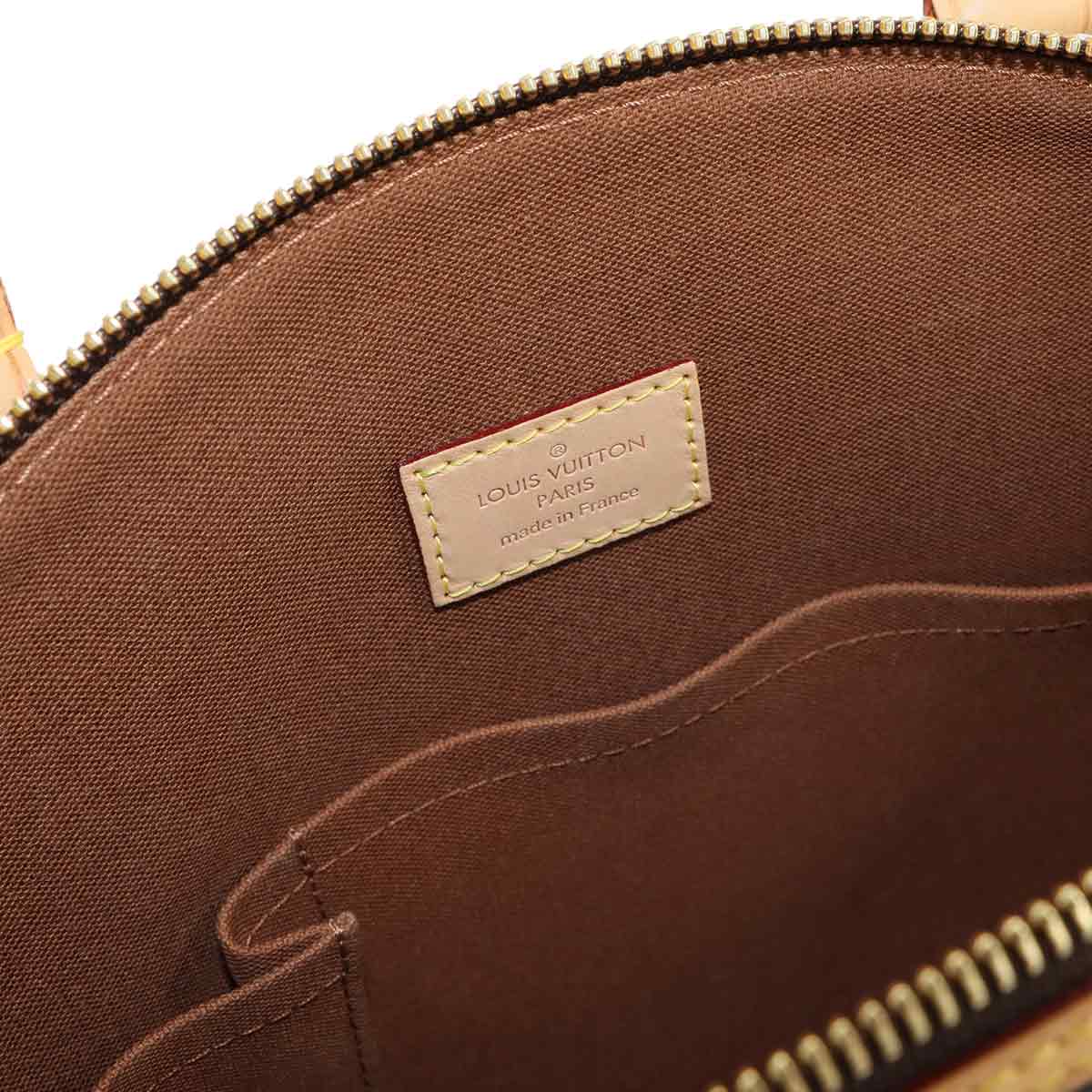 Monogram Lock it Hand Bag Brown M40102