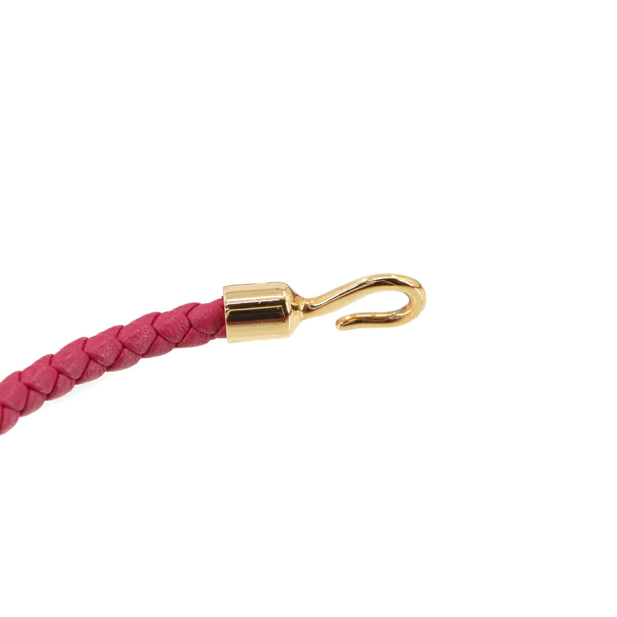 Roulis Double Tour Bracelet Leather Pink