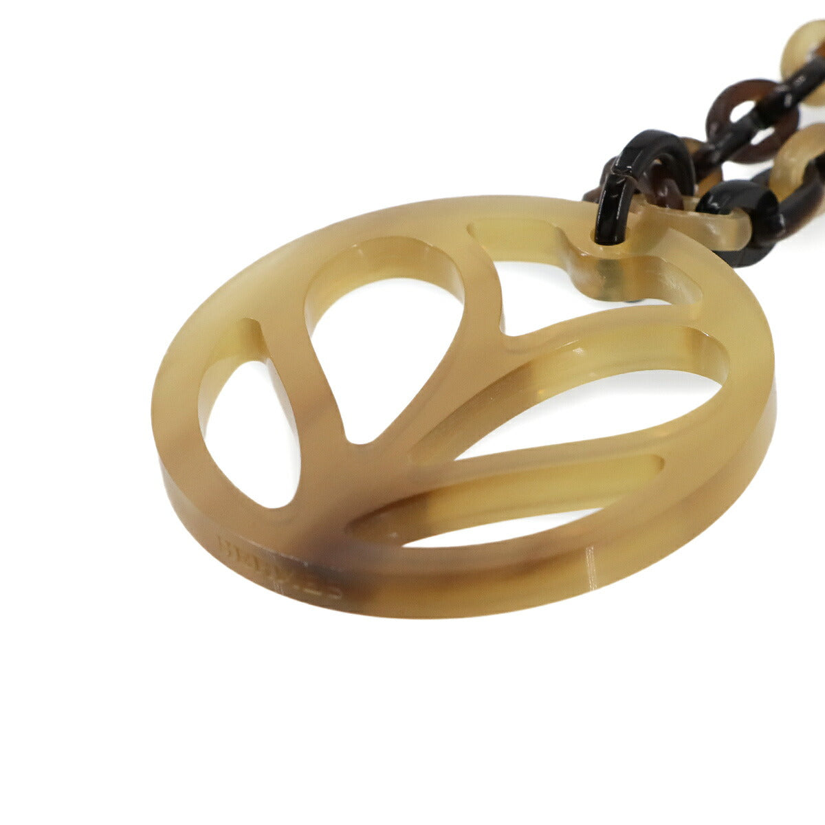 Heart Pendant Buffalo Horn Brown Necklace