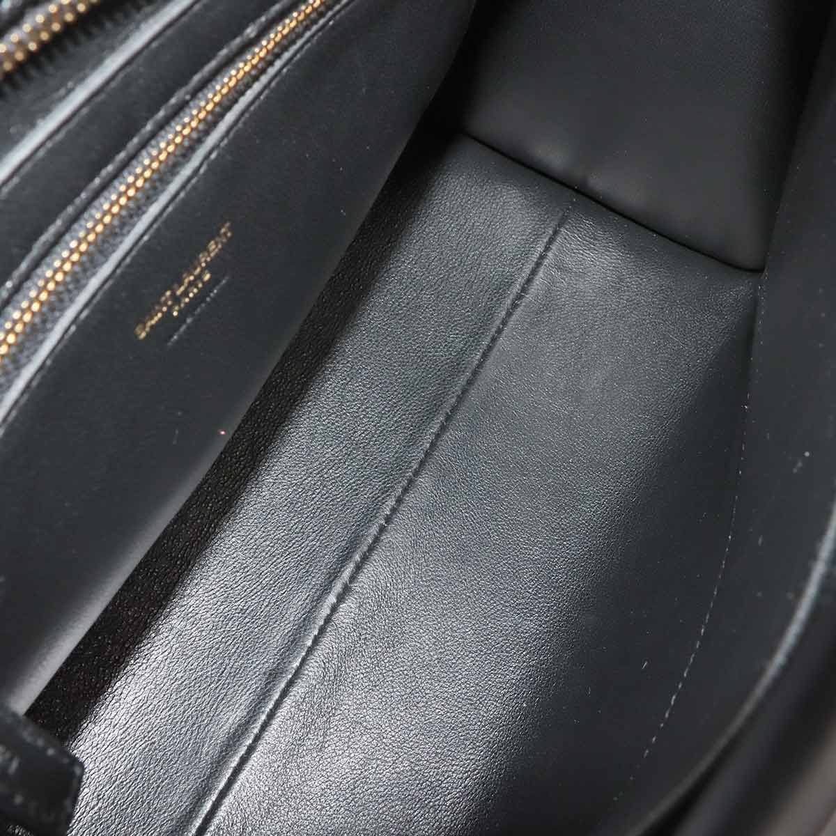 Cabas S Hand Shoulder Bag Leather Black 472469