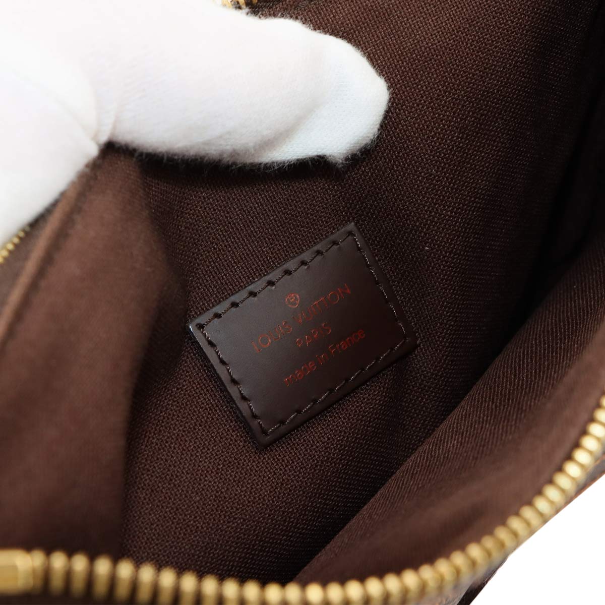 Damier Pochette Melville Shoulder Bag Ebene N51127