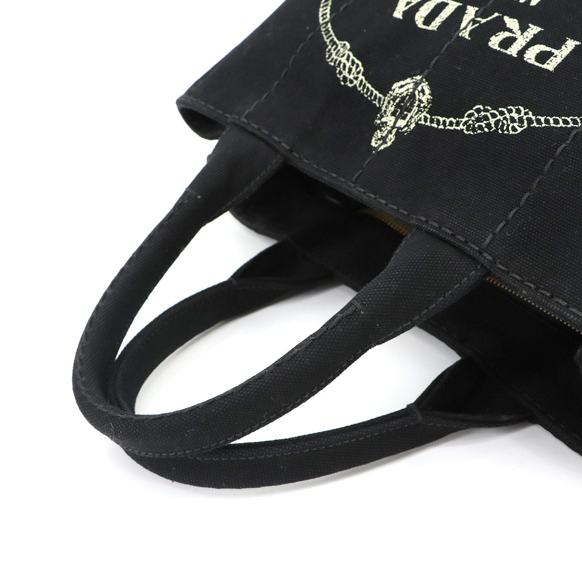 Canapa Mini 2way Hand Shoulder Bag Canvas Black 1BG439 Purse