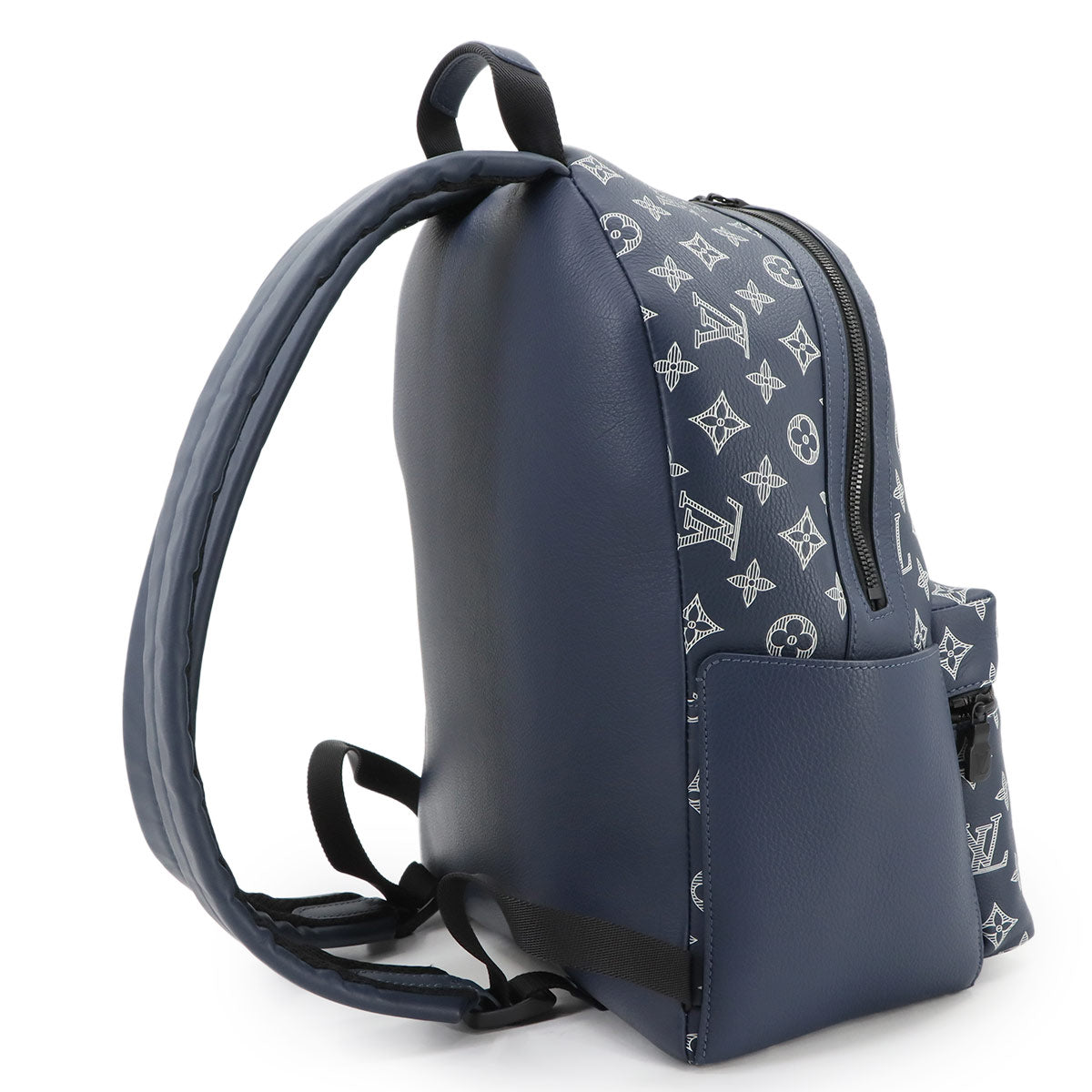 Monogram Shadow Discovery Backpack PM Navy Blue M24760