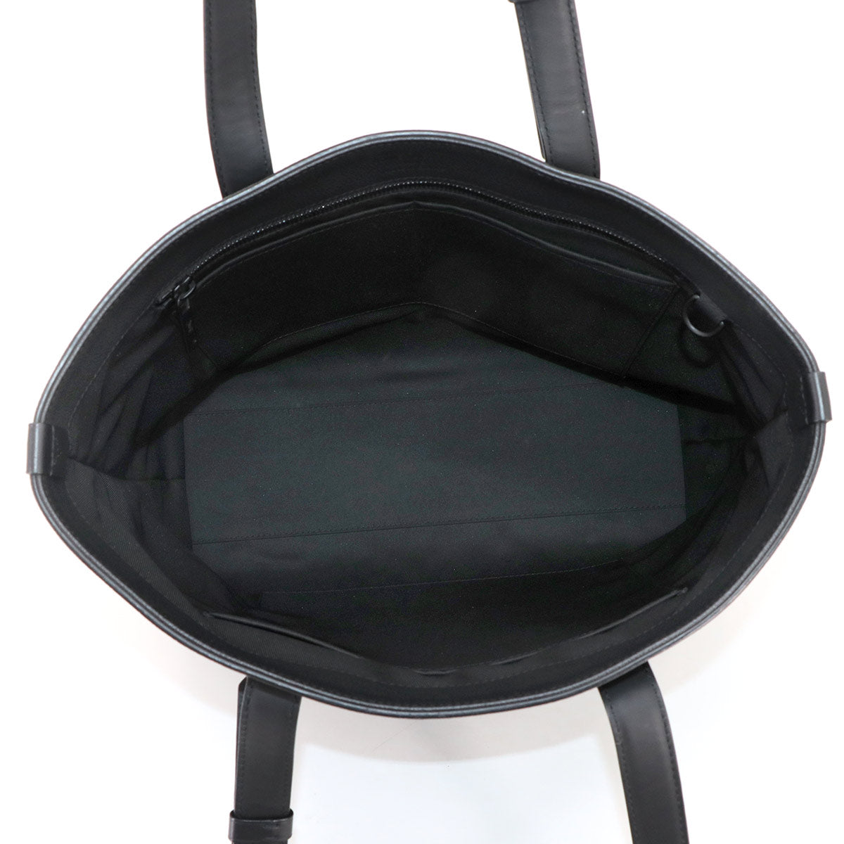 Aerogram Fast Line Tote Bag Leather Black M22481 Purse