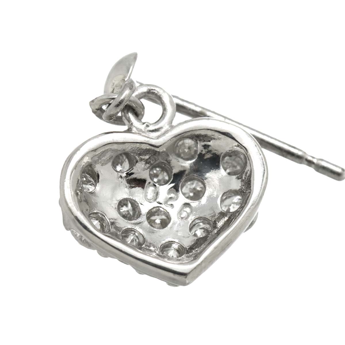 Diamond Earrings Pierced Pt Platinum