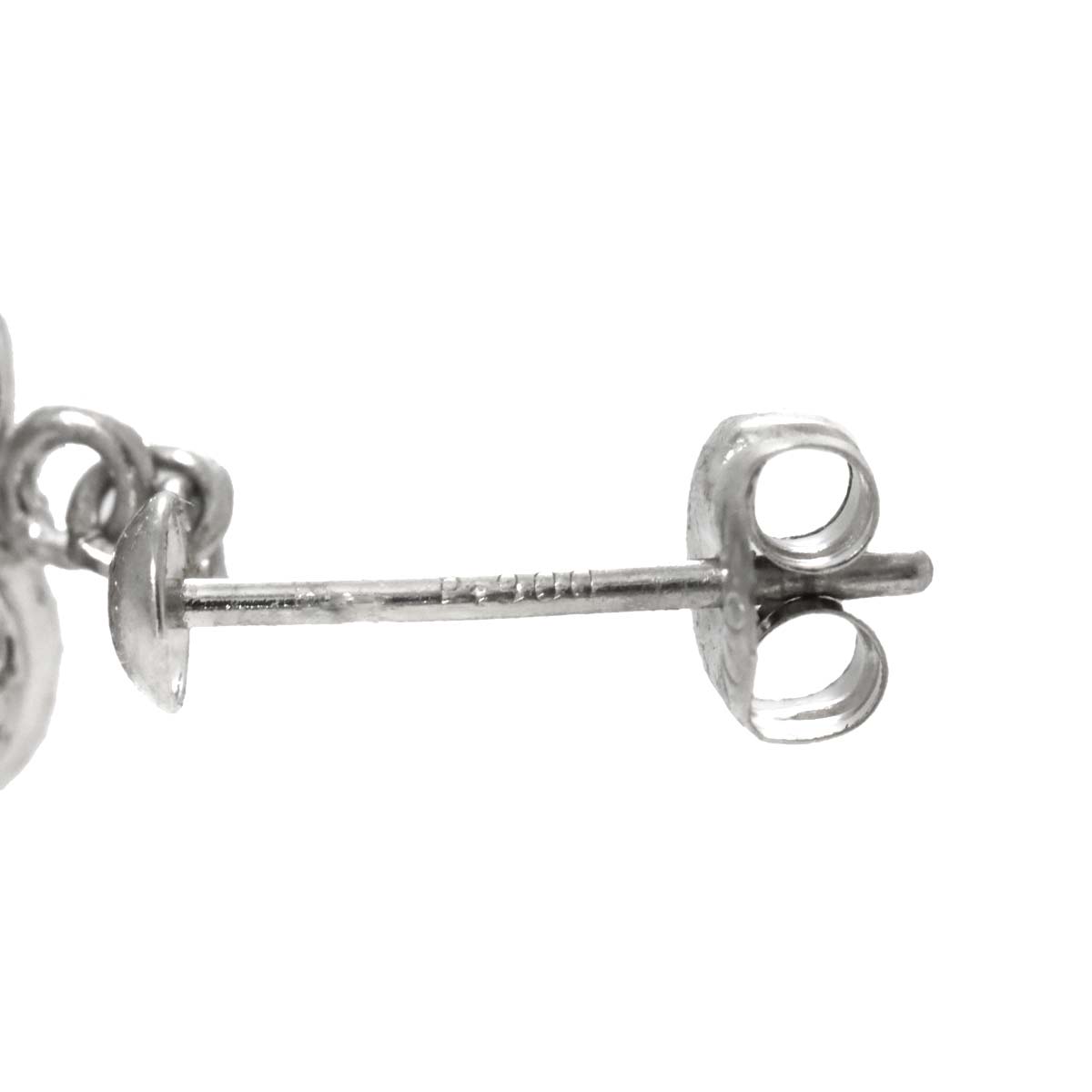 Diamond Earrings Pierced Pt Platinum