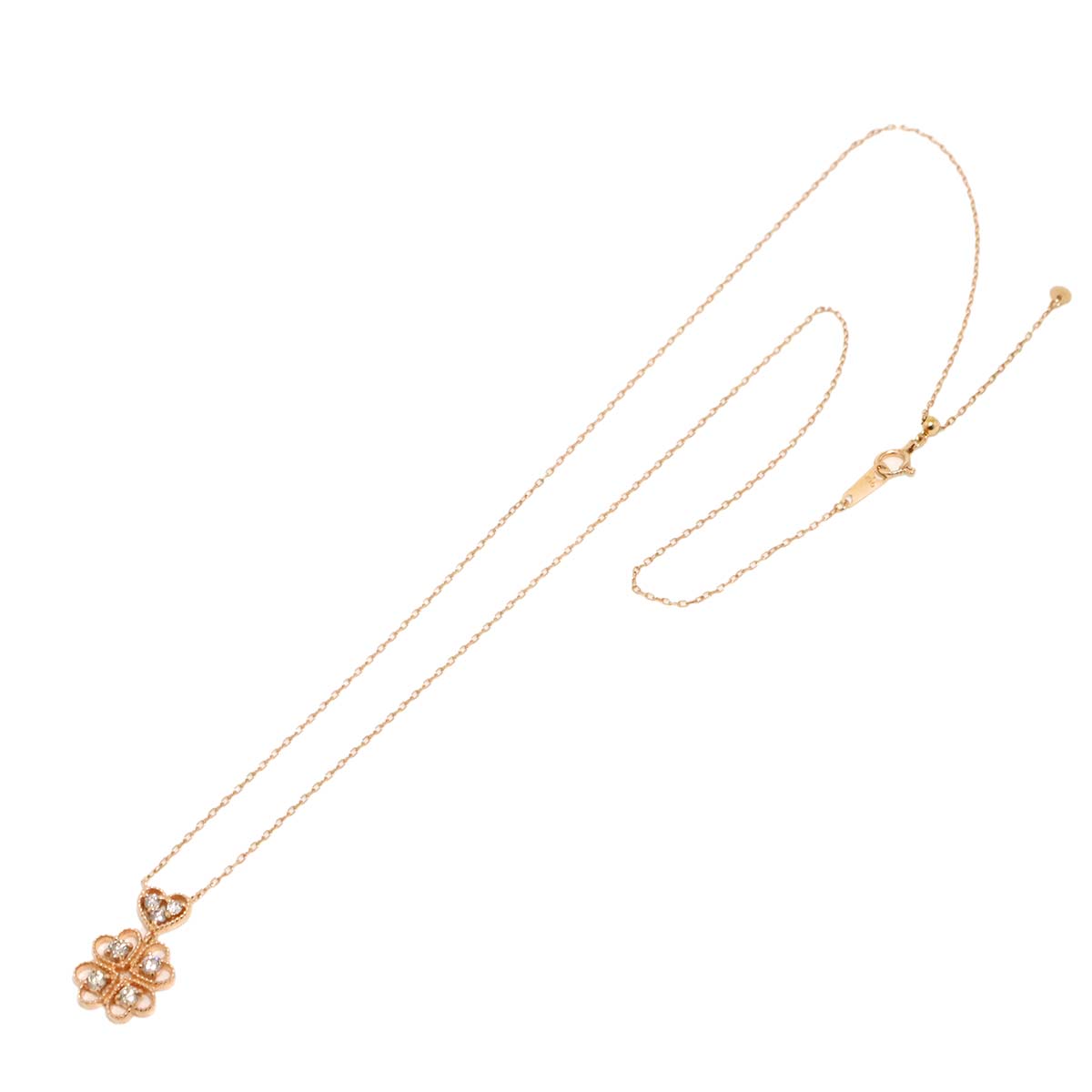 Diamond 0.29ct Necklace 10K Pink Gold 416