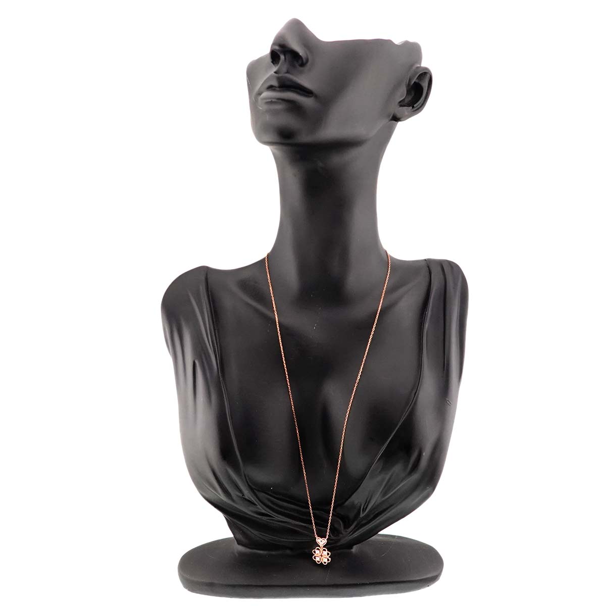 Diamond 0.29ct Necklace 10K Pink Gold 416