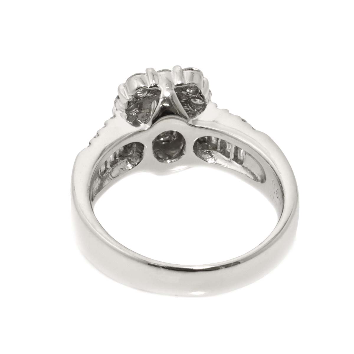 Diamond 0.508ct/1.10ct Ring Pt Platinum size6.75-7.25(US)