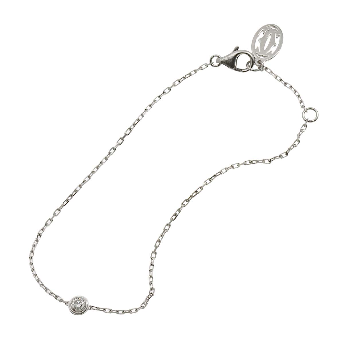 d Amour Diamond Bracelet SM 18K White Gold 750