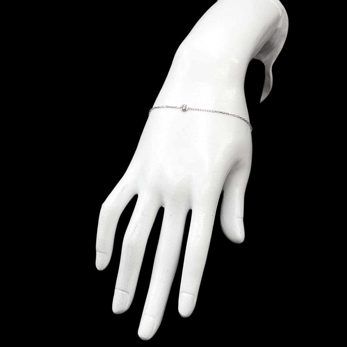 d Amour Diamond Bracelet SM 18K White Gold 750