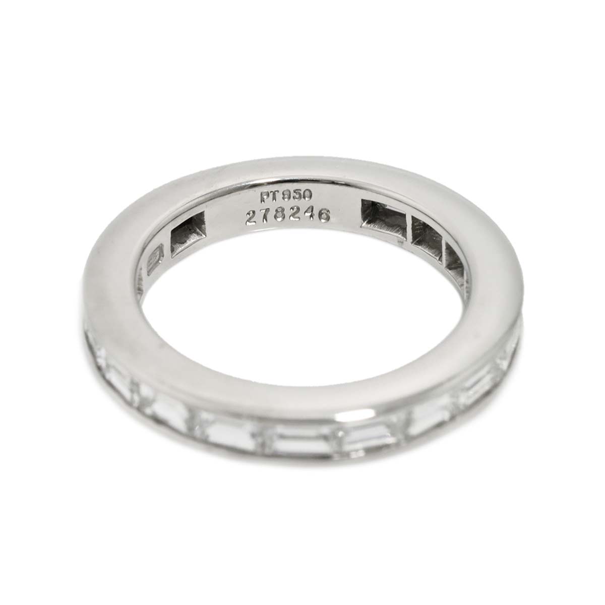 Baguette Diamond Ring Pt Platinum size4.75-5(US)