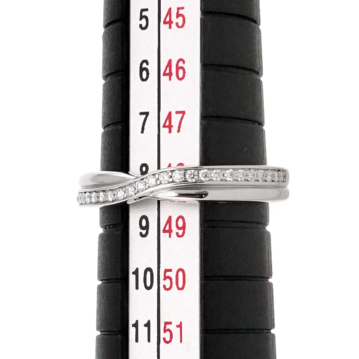 Diamond Ring Pt Platinum size4.5(US)