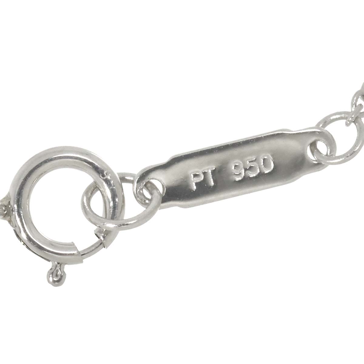 Heart Diamond Necklace Platinum