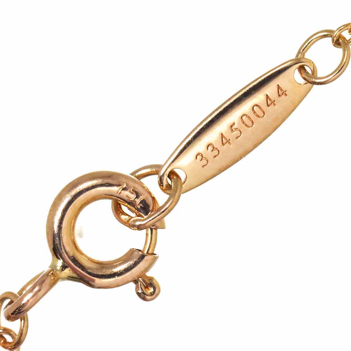 By The Yard Diamond Necklace 18K PG 750