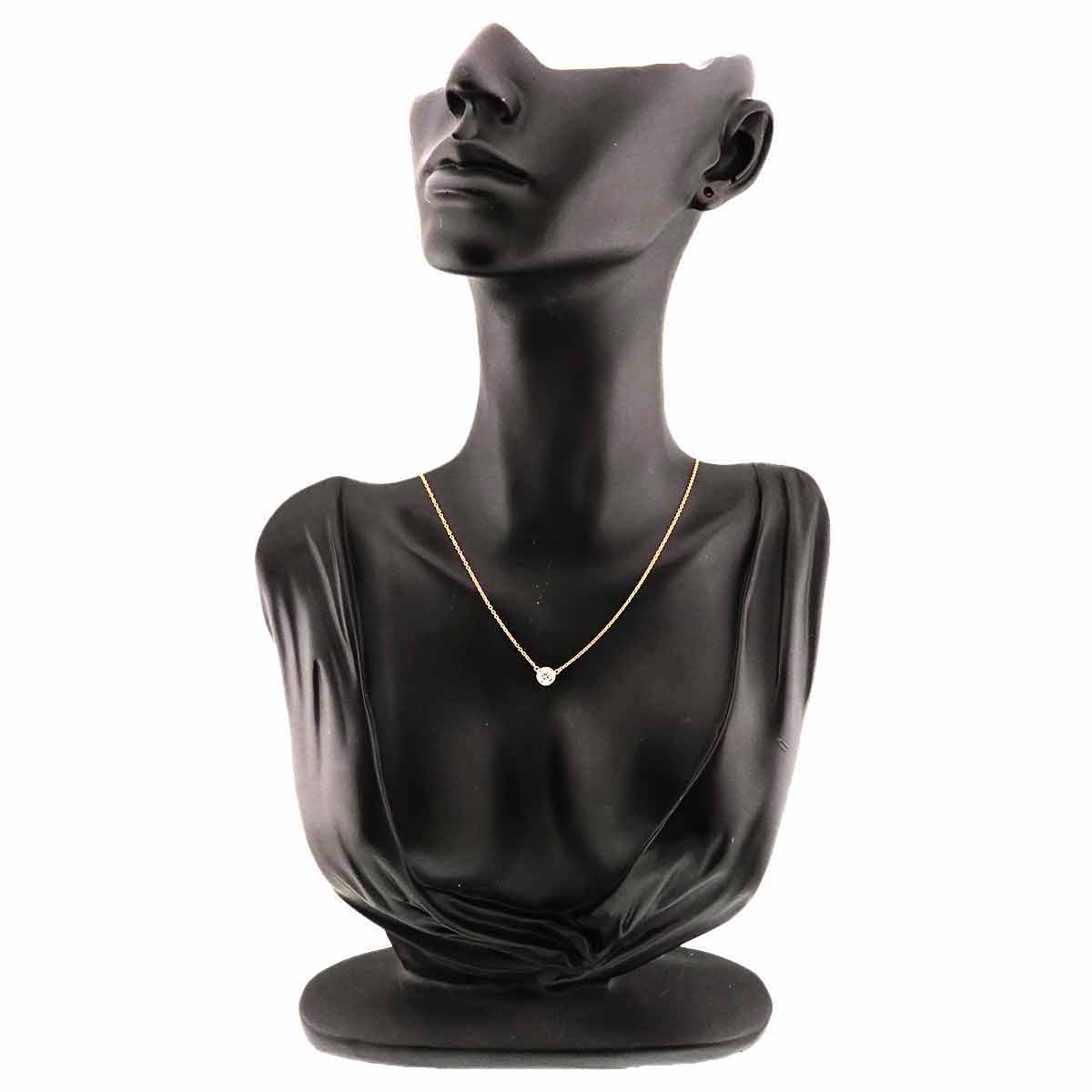 By The Yard Diamond Necklace 18K PG 750