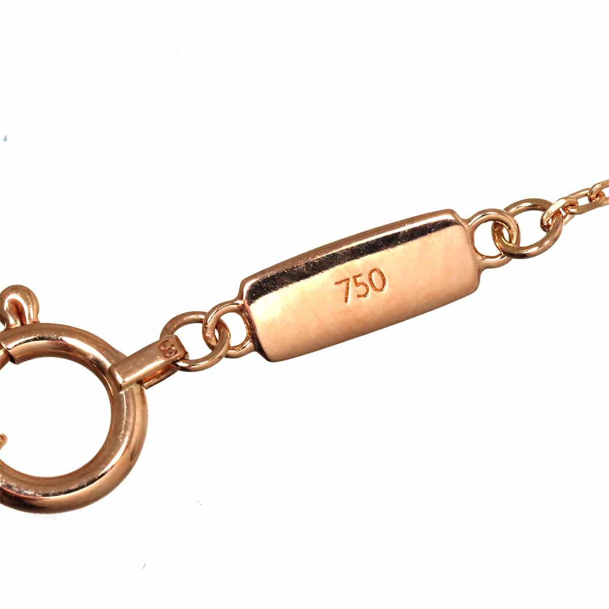 Freshwater cultured pearl 3.8-2.9mm Necklace 18K Pink Gold 750