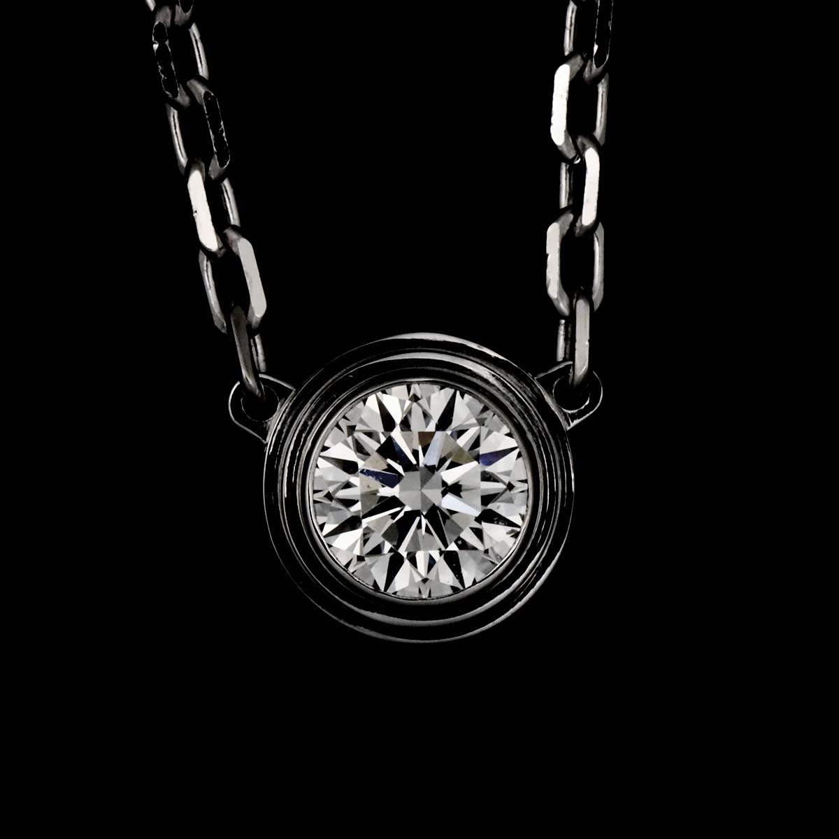 d Amour Diamond LM Necklace 18K WG 750