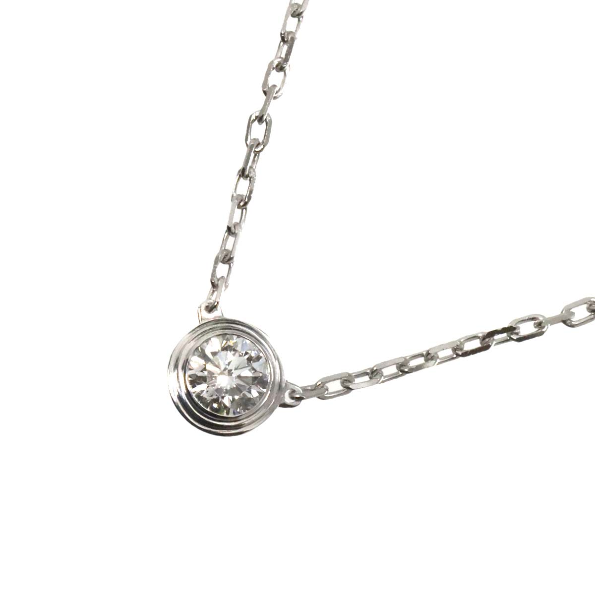 d Amour Diamond LM Necklace 18K WG 750